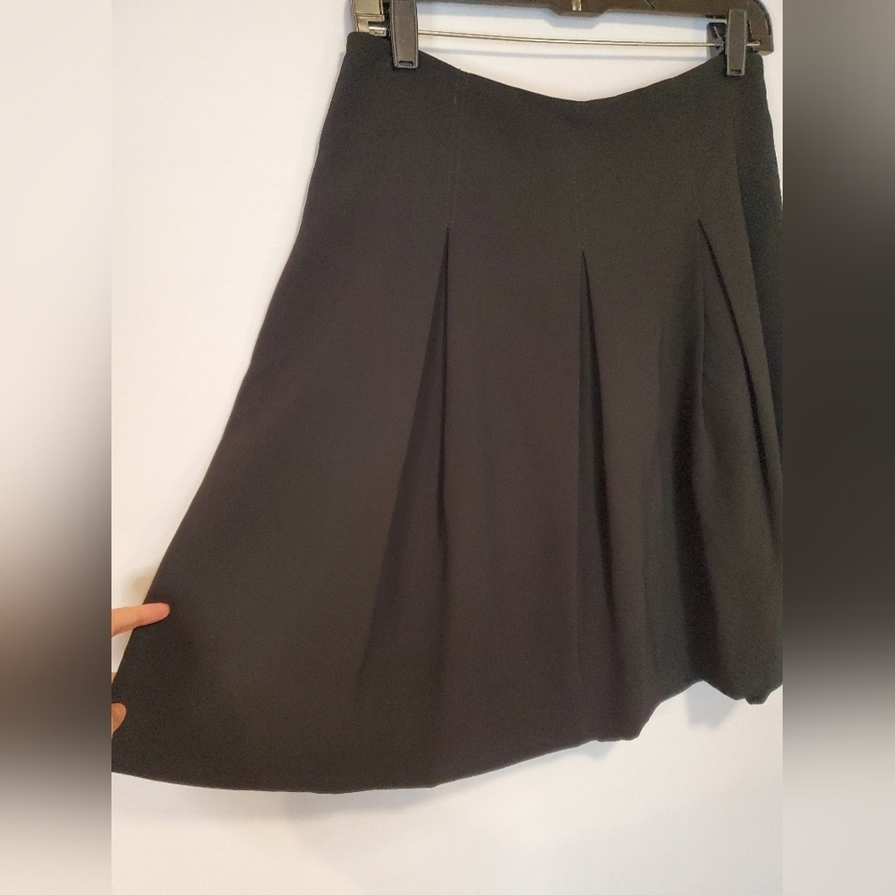 Black Pleated Mini Skirt WHBM - Picture 3 of 5